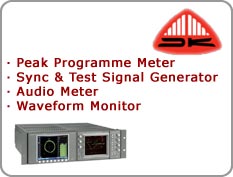 DK - Peak Programme Meter, Sync & Test Signal Generator, Audio Meter, Waveform Monitor