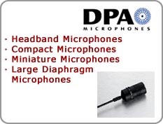 DPA - Headband Microphones, Compact Microphones, Miniature  Microphones, Large Diaphragm Microphones