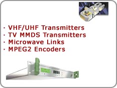 ABE - VHF/UHF Transmitters, TV MMDS Transmitters, Microwave Links, MPEG2 Encoders