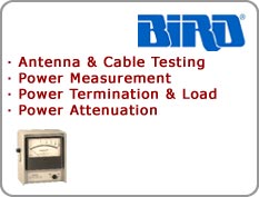 Bird - Antenna & Cable Testing, Power Measurement, Power  Termination & Load, Power Attenuation